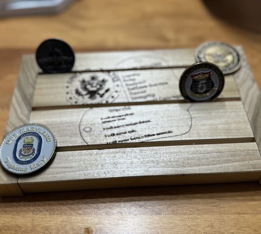 Military &amp; First Responder Challenge Coin Holder